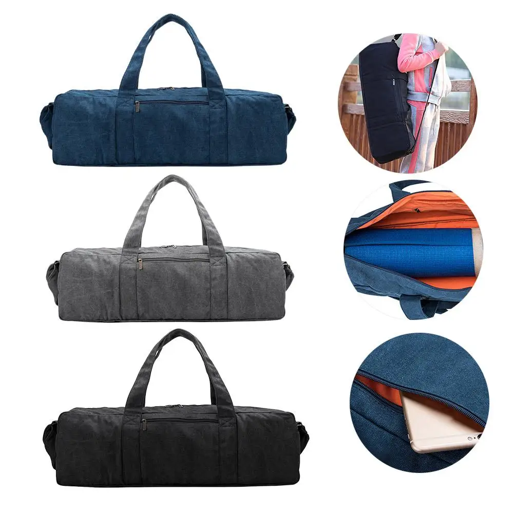 Light and Durable Thicken Yoga Mat Bag Yoga Mat Tote Canvas Sports Bag