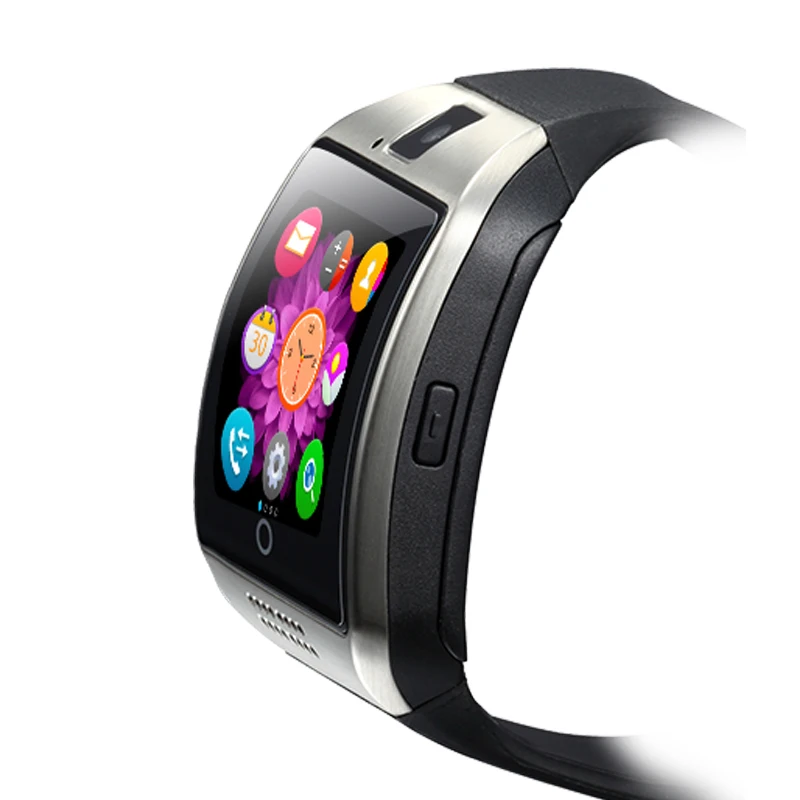 Smart Watch Q18 with Sim&TF Card Slot Push Message Camera Bluetooth Connectivity Android Phone better than DZ09 A1