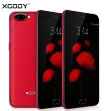 XGODY D23 Smartphone 5.5 Inch 1GB RAM 16GB ROM 8.0MP Camera Quad Core 1280×720 Dual SIM Telefone Celular 3G Unlocked Cell Phones