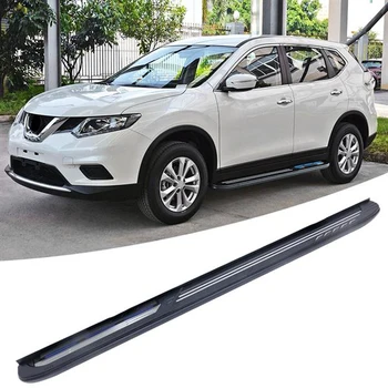 

Aluminium side step running board Nerf bar Fit FOR Nissan X-Trail Rogue 2014-2020