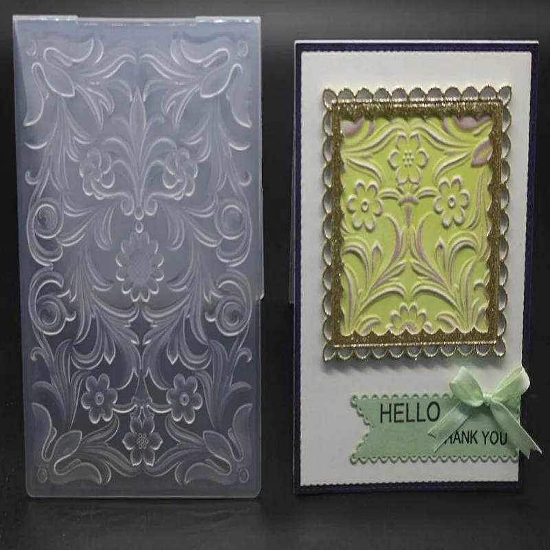 3D тиснение лист папка с цветами для изготовления открыток скрапбук albulm фото декоративные подарочные принадлежности для рукоделия инструмент для тиснения