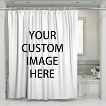 3D Custom Pattern Beach Shower Curtain Bathroom Waterproof Polyester Printing Curtains for Bathroom Shower 3d elephant pattern bathroom waterproof shower curtain