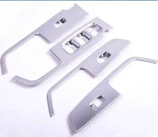 

For Hyundai Creta ix25 2014 2015 2016 2017 Left hand drive ABS Plastic Interior Door Armrest Lift Cover Trim 4pcs Accessories