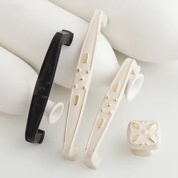 

Brand New 2PCS European Rural Style Kitchen Cabinet Door Handles Cupboard Wardrobe Drawer Cabinet Pulls Handles and Knobs