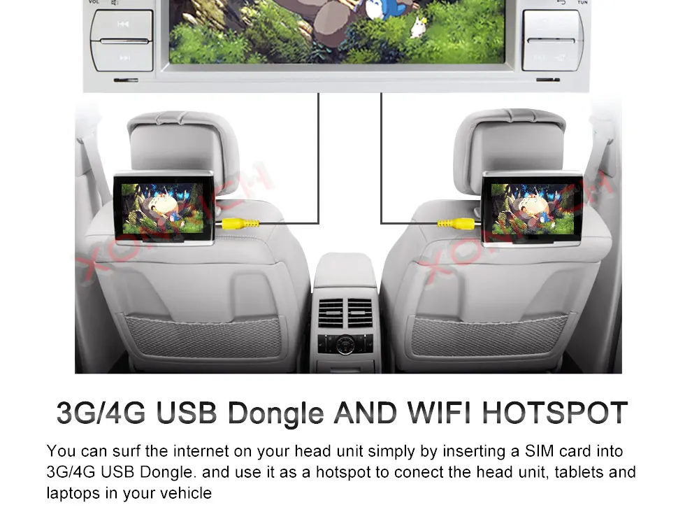 Cheap Car Multimedia Player Android 8.0 Car GPS Navi Autoradio 2 Din 7 Inch For Ford/Mondeo/Focus/Transit/C-MAX/S-MAX/Fiesta 4GB RAM 11