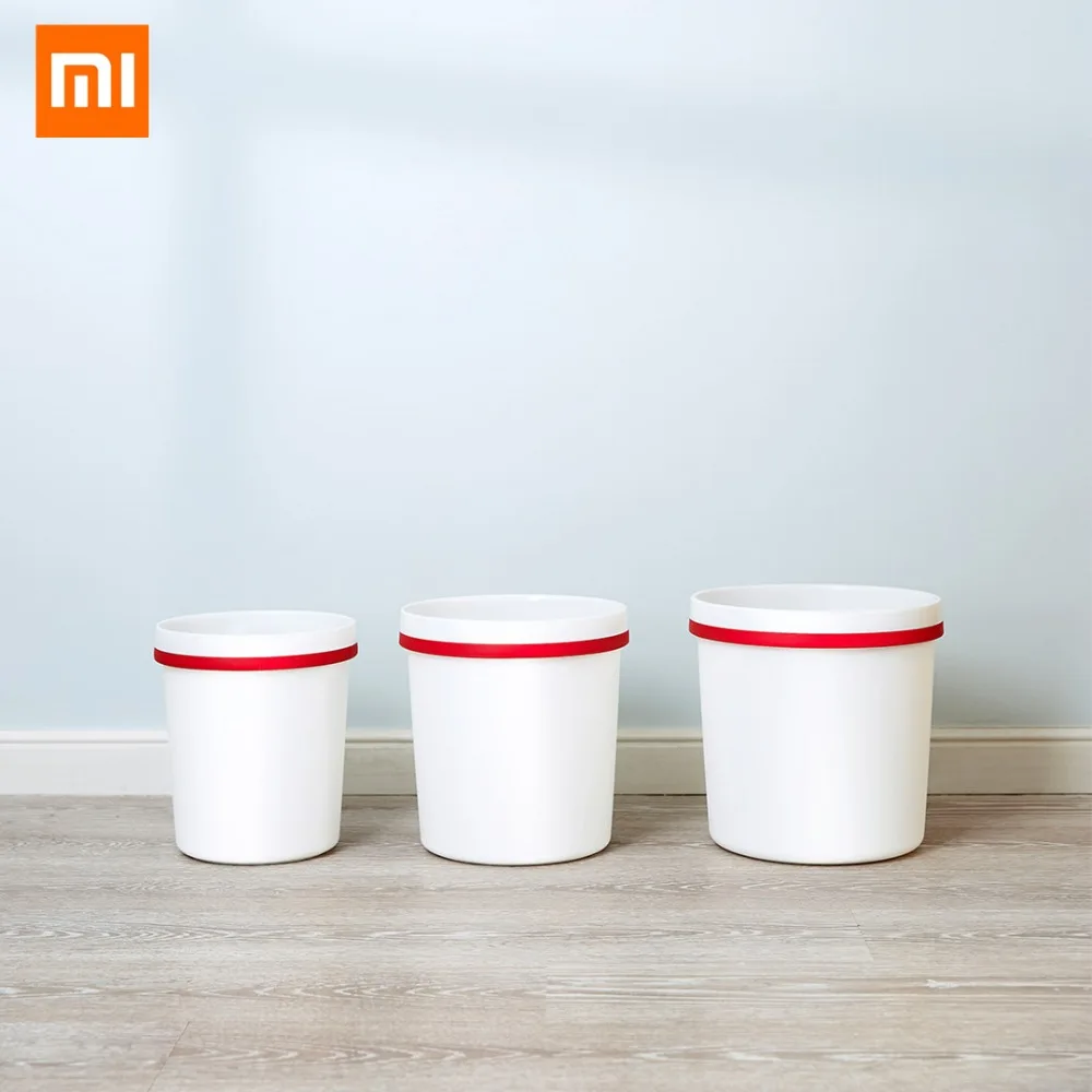 

Xiaomi YIJIE 3 Pcs Trash Can Kitchen Living Room Trash Can 7L/10L/13L Large Capacity Garbage Box With Fixed Garbage Bag Ring