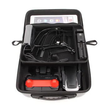 

Drone Storage Bag Whole Set of Accessories PU Waterproof Handheld Suitcase Carrying Case Double-Deck Bag for DJI MAVIC AIR