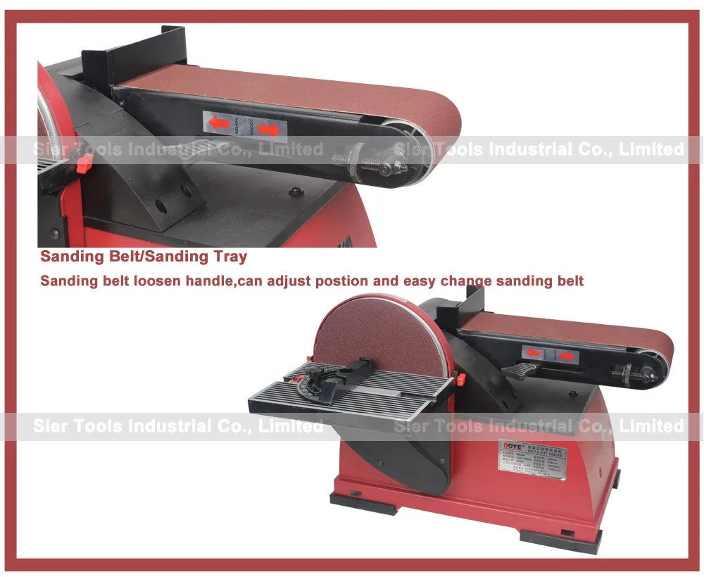 BDX69 1100 Вт автоматический вакуумный ленточный& дисковый шлифовальный станок/пояс BOYE Sander& лоток Sander с автоматическим вакуумом