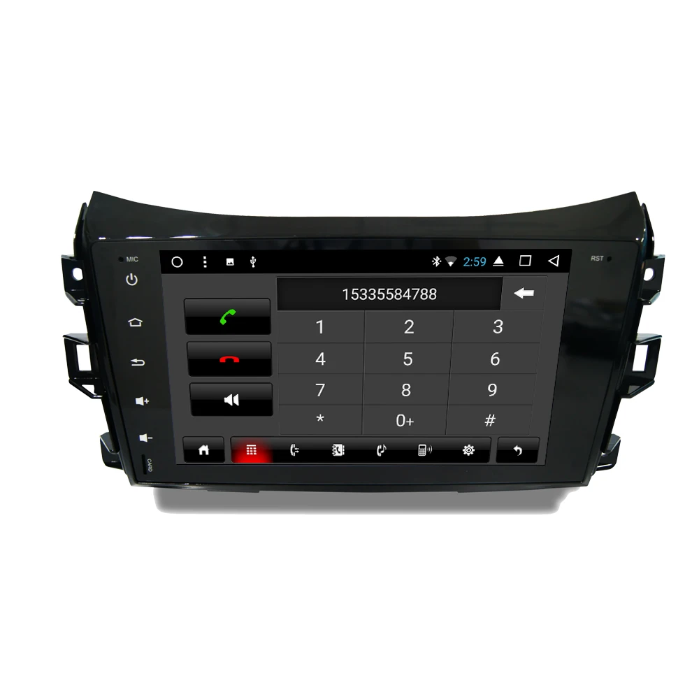 Perfect Support Apple Carplay Android8.1 Car Radio GPS Multimedia Player For Nissan Navara NP300 D23 2015-2018 Auto Audio Navi Stereo 13