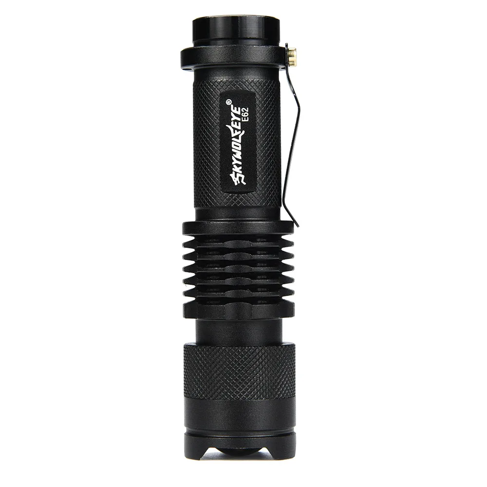 Q5 LED 4Mode 14500/AA Tactical Military Emergent Flashlight 5000LM Zoomable COB
