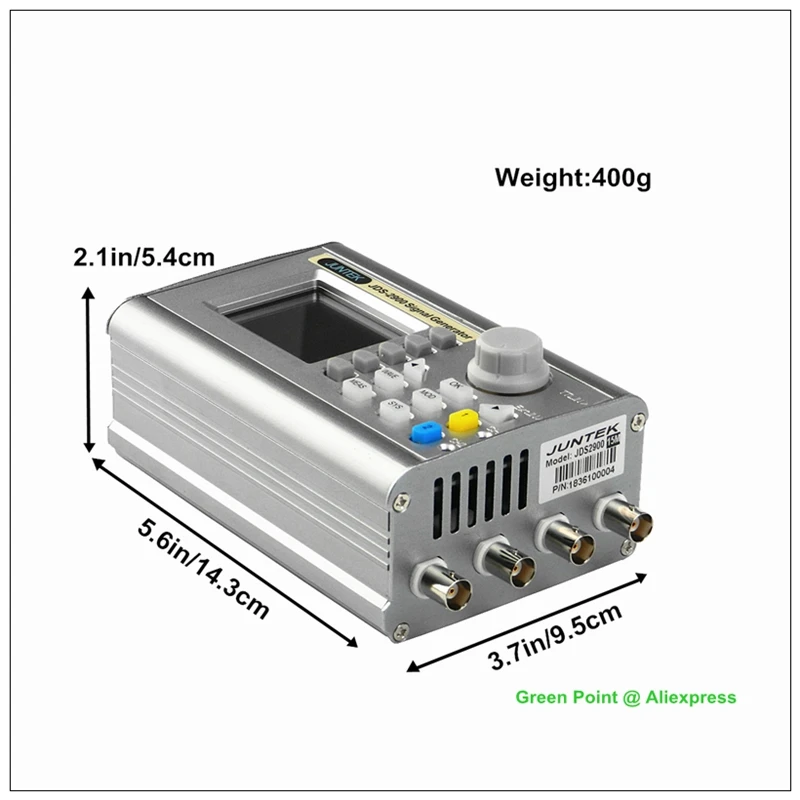Генератор сигналов JUNTEK JDS2900 30 МГц двухканальный генератор с цифровым управлением