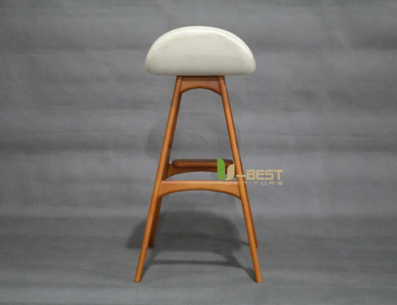 erik buch bar chair counter chair white PU cushion shining u-best furniture (4)