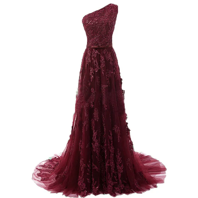 New-Arrival-2018-Long-Evening-Gowns-One-Shoulder-Beading-Appliques-Tulle-Sleeveless-Green-Formal-Party-Dress.jpg_640x640 (2)