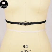 Ручная работа, ремни на талию, панк, готика, для тела, бондаж, клетка, ремни на талию, ремни, украшения, большое уплотнительное кольцо, талия, Фетиш клетки