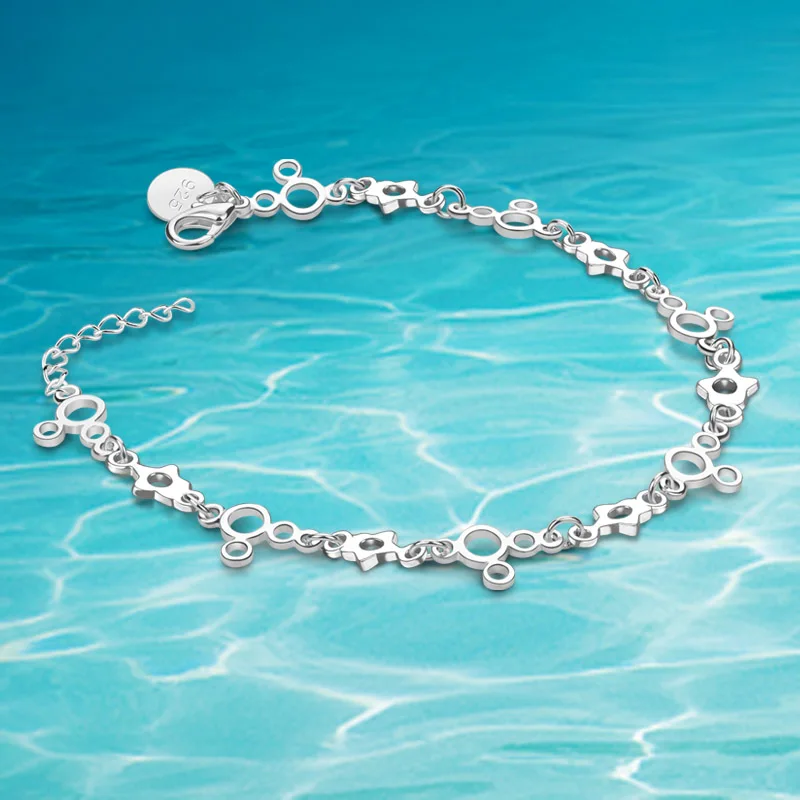 

Valentine's day, birthday gift,925 sterling silver bracelet for women,mickey bracelet, delicate lovely lady fashion accessories