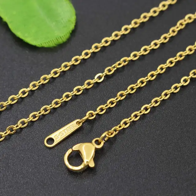 Price Hot New  Wholesale  Stainless Steel Jewelry Fashion Small Chain Necklace For Woman C9N4300