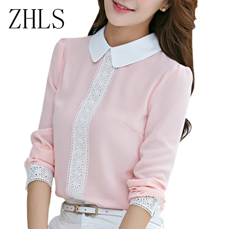 Chain Printed Shirt Women Chiffon Tops 2018 Fashion Short