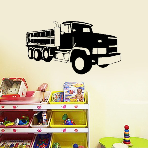 Dump Truck Wall Stickers Kids Rooms Decals Sticker On Car Art Dump Truck Wall Stickers Kids Rooms Decals Sticker On Car Art Decor Quote Lettering Boys Bedroom Decoration In From Home