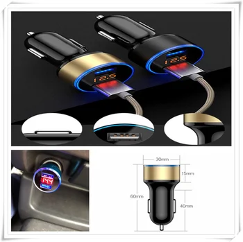 

Car 2.1A USB Charger Lighter Power Adapter for Kia KND-4 Spectra5 Spectra Rio5 Multi-S Amanti Opirus Magentis Borrego VG Soul