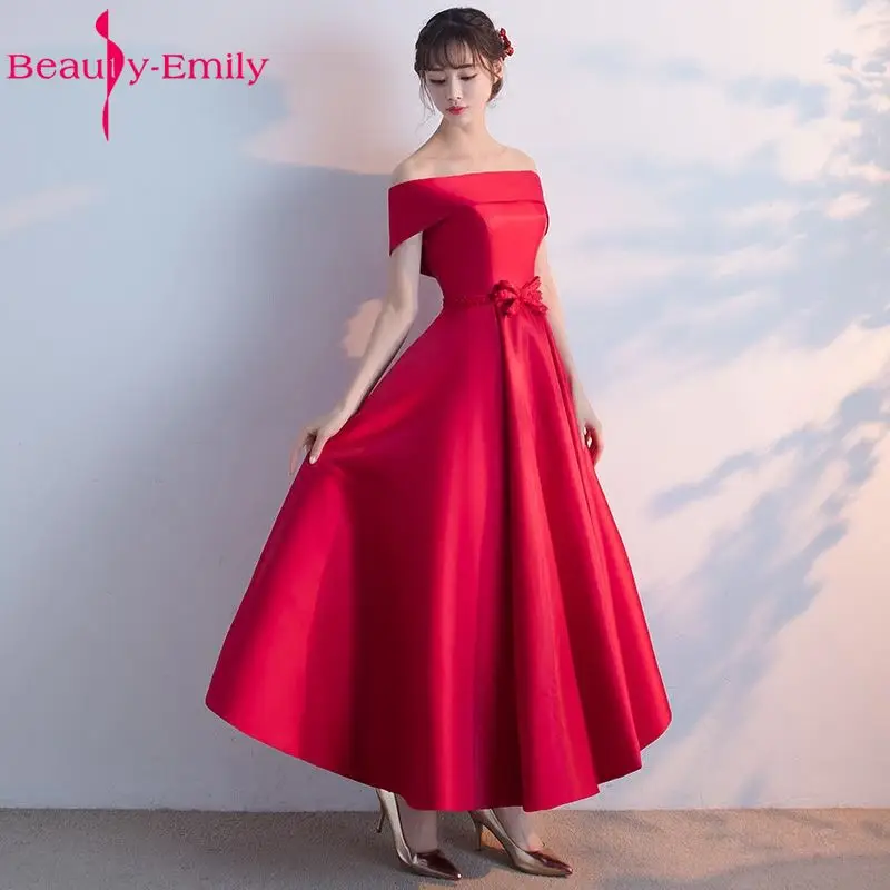 Beauty-Emily Long Prom Dresses 2018 A-Line Red Prom Dress Gown Formal homecoming Dresses Party Gowns Vestido De Festa Curto Beauty-Emily Long Prom Dresses 2018 A-Line Red Prom Dress Gown Formal homecoming Dresses Party Gowns Vestido De Festa Curto