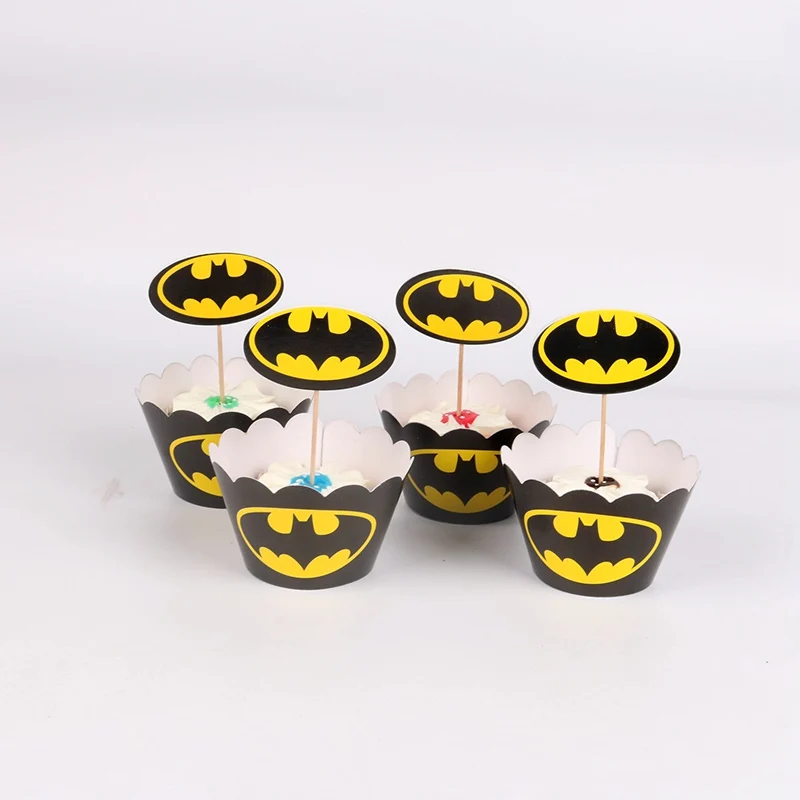 Justice League Cupcake Toppers Justice League Cake Toppers 24 Picks Craft Boutique