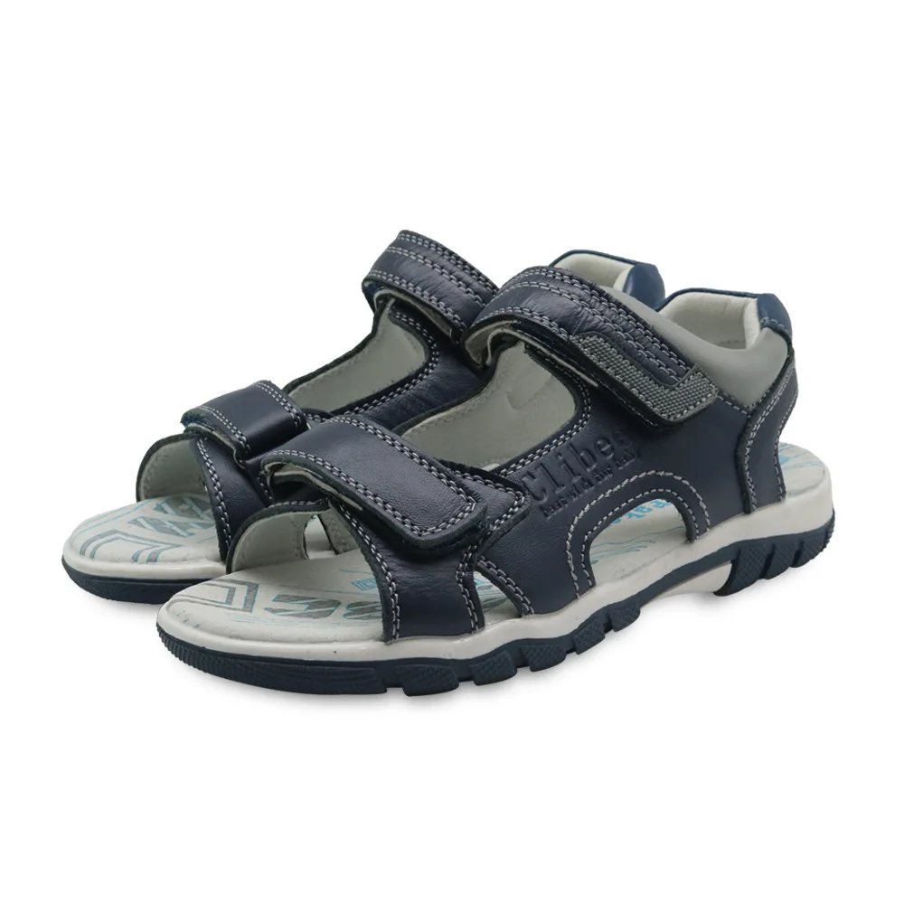 

2019 Children Shoes New Kids Boy Sandals Summer Child Beach Shoes Sandals Soft Genuine Leather Hollow Out Boys Sports Sandals