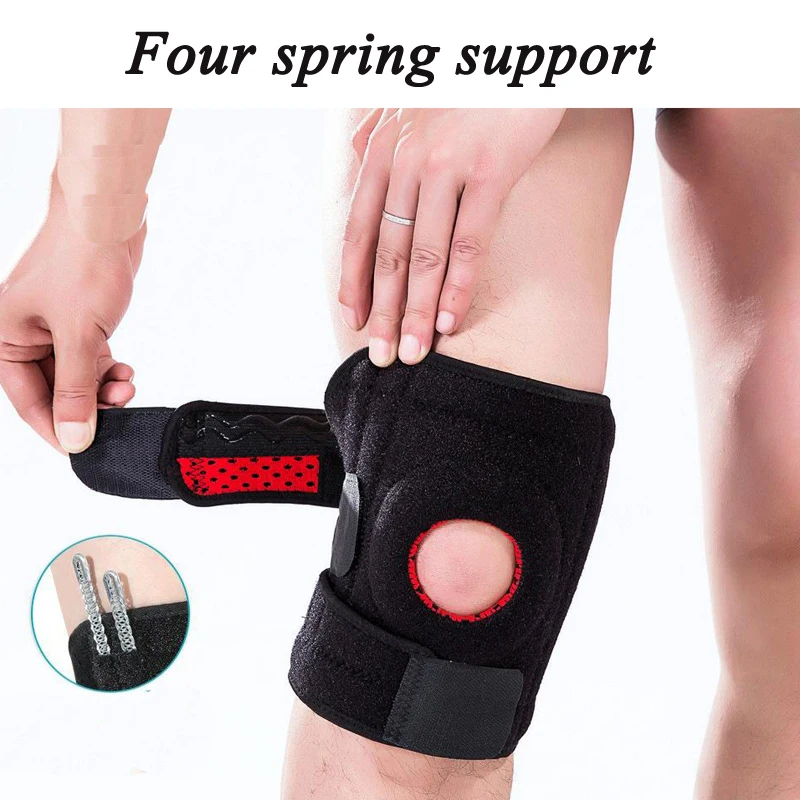 

2 PCS Kneepads Protective Football Tennis Extreme Sports Knee Pads Fitness Knee Support Cycling Knee Protector Kneepad DHX004