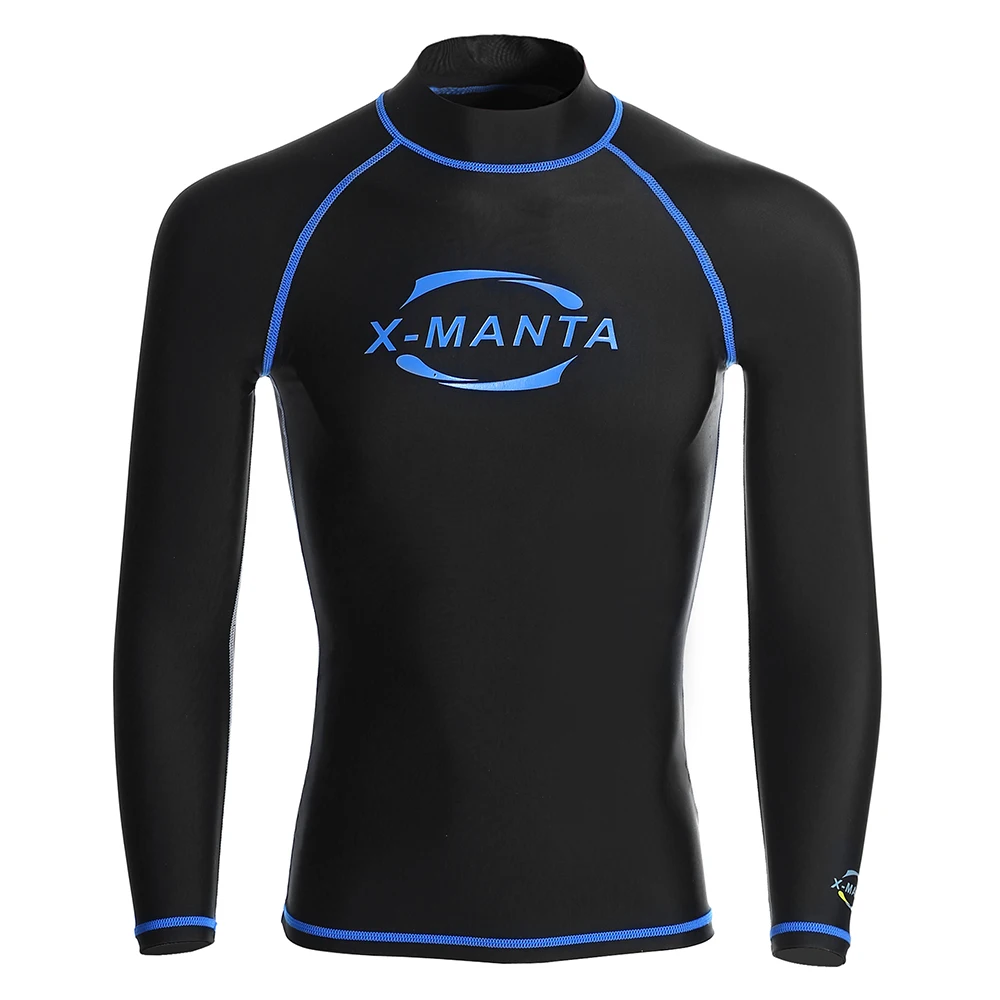 Men's Rashguard UV Protection Long Sleeve Diving Shirt Quick Drying