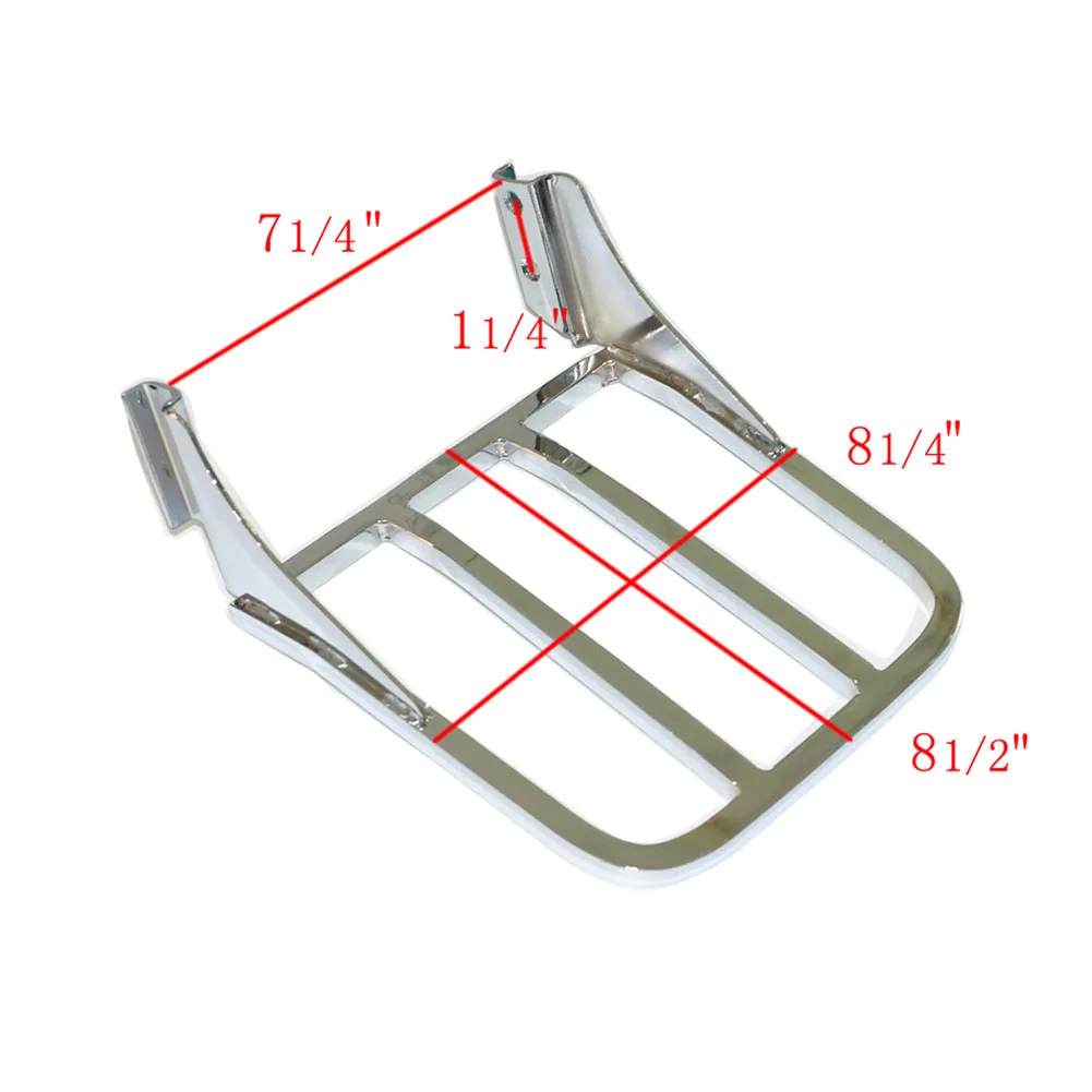 Задняя стойка съемный багаж для Harley Softail FLSTSC FLST Sissy бар спинка хром Мотоцикл