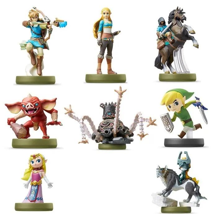

japanese original box PS4 game zelda figure model toys or super mario collection gift