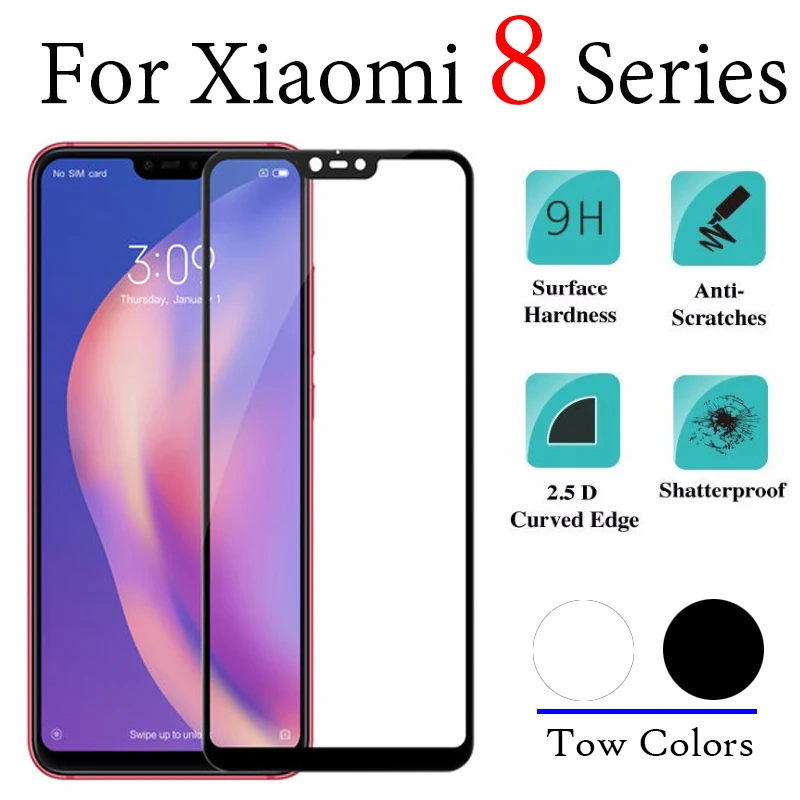 Стекло на Ksiomi Mi 8 Lite для Xiaomi Xiaomei Mi8 световая камера защита Xiaomi8 pro Xiomi se Xaomi