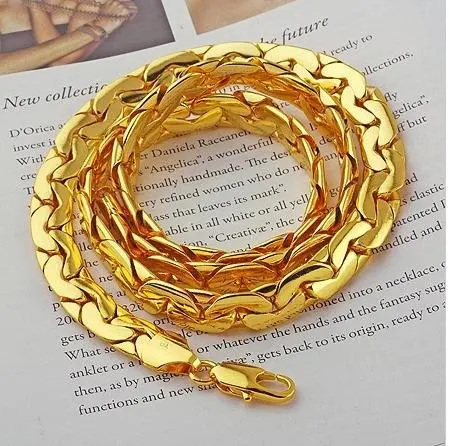 Fashion Jewelry Necklace, 6mm 500mm 18K 