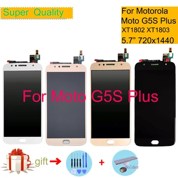 

For Motorola Moto G5S Plus LCD Display Touch Screen Digitizer Sensor Complete LCD Assembly XT1802 XT1803 XT1805 XT1086 Monitor