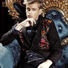 Модный мужской тонкий повседневный костюм с длинными рукавами, осенний костюм, куртка, тонкий, один, западный, 13027, распродажа, Fanzhuan