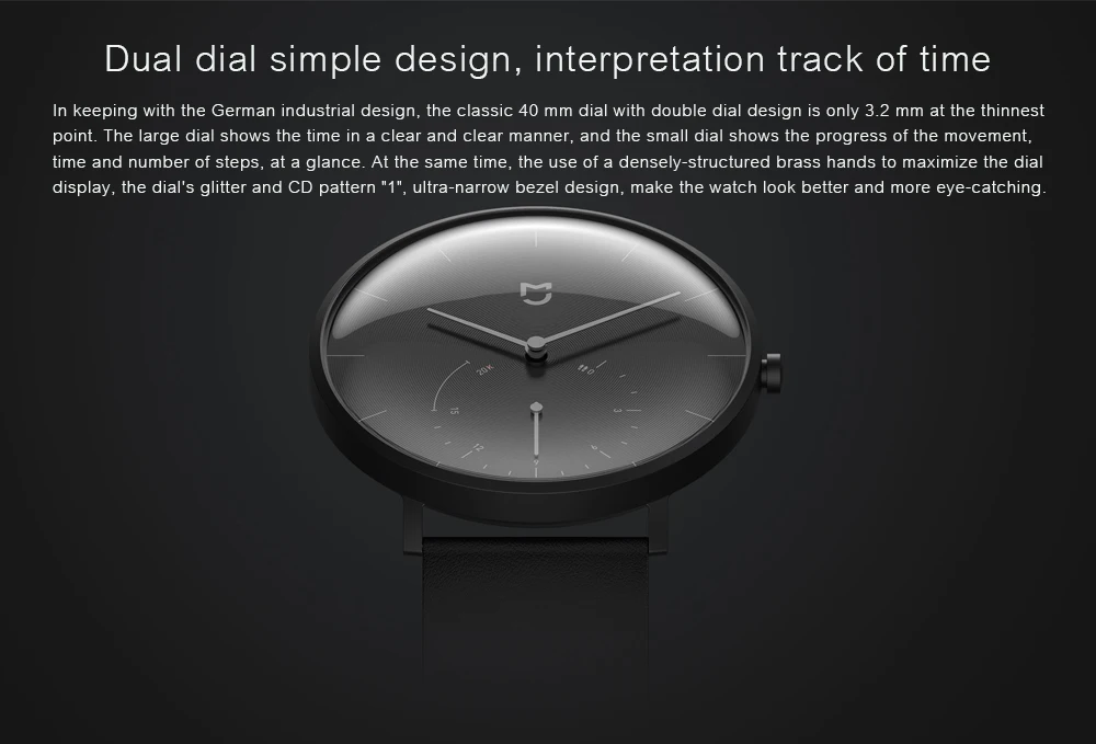 Xiaomi Mijia Smart Quartz Watch Pedometer Sensor