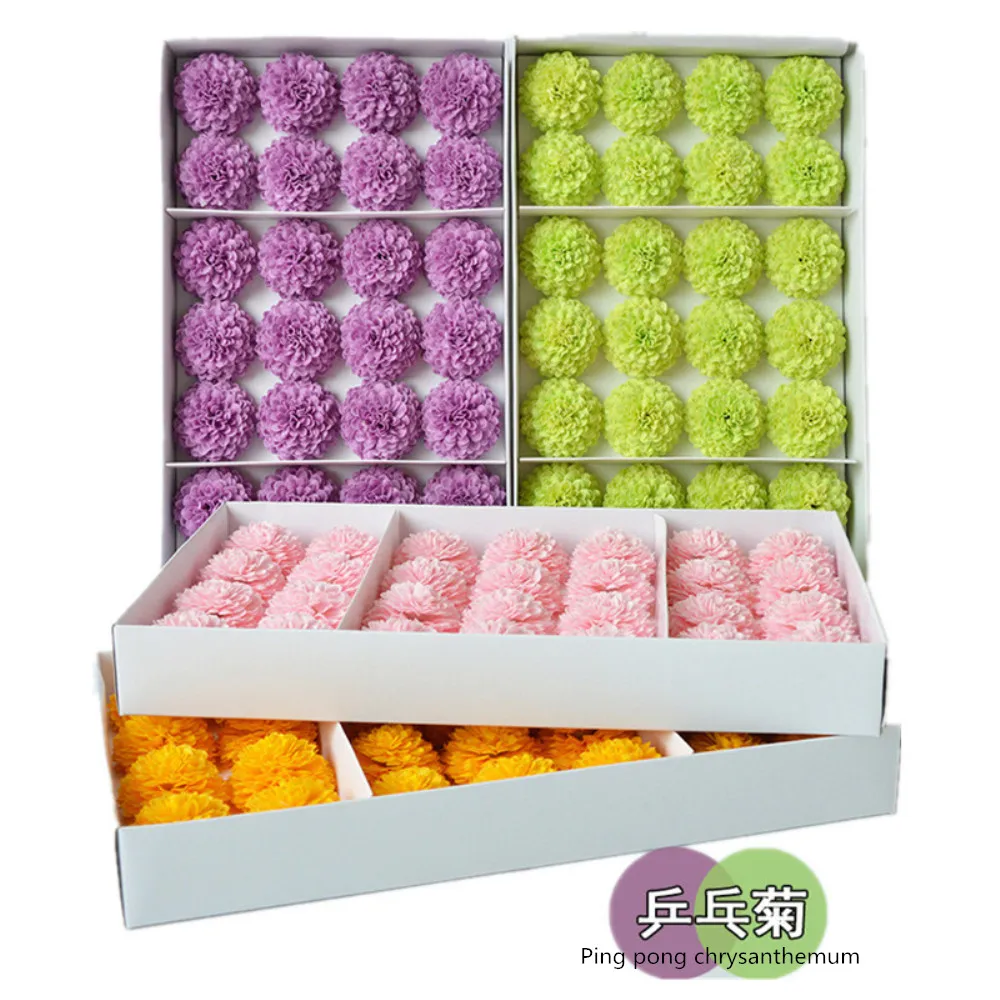 

28 PCS/Box Chrysanthemum Soap flower heads wholesale Soap flower DIY production Christmas Eve presents
