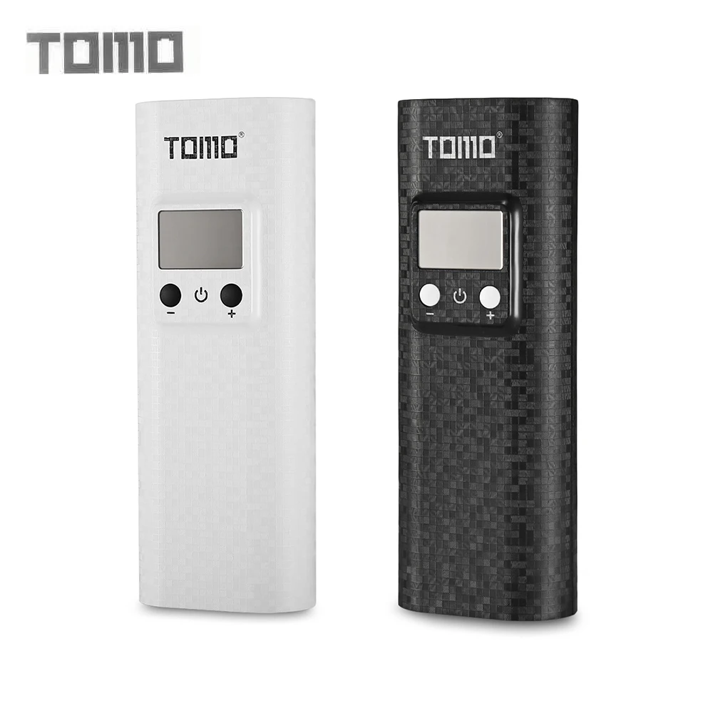 

TOMO Q2 DIY Power Bank 2A Fast Charge Dual USB Charger Case Flashlight for 18650 Battery With Flash Light LCD Screen