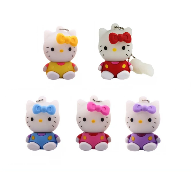 hello cat usb flash drive 32gb pen 64gb kitty pendrive 4gb u disk 8gb 16gb cartoon card hot sale Memory stick | Компьютеры и офис