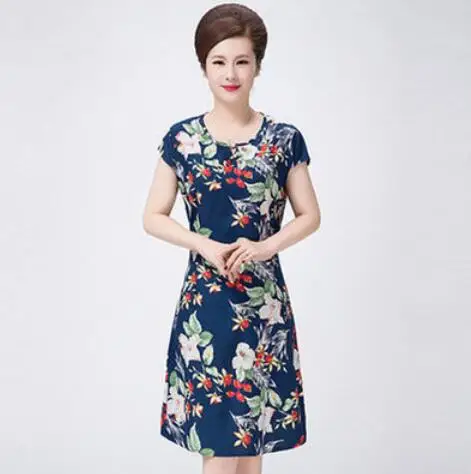No. 31 Vestido de festa,, хлопковое украинское платье для женщин, новинка, летнее женское платье, Ретро стиль, круглый вырез, короткий рукав - Цвет: No. 31