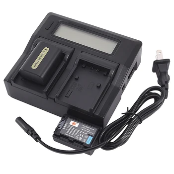 

DSTE 1.5A Dual Charger with 2xLi-ion NP-FH50 Batteries for Sony A290 DSC-HX1 HX200 HDR-TG1E TG5 TG7 camera