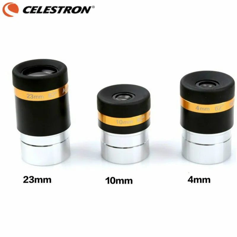 Окуляр для телескопа CELESTRON 1 25 дюйма 62 градуса 4 мм 10 23 широкоугольный HD с