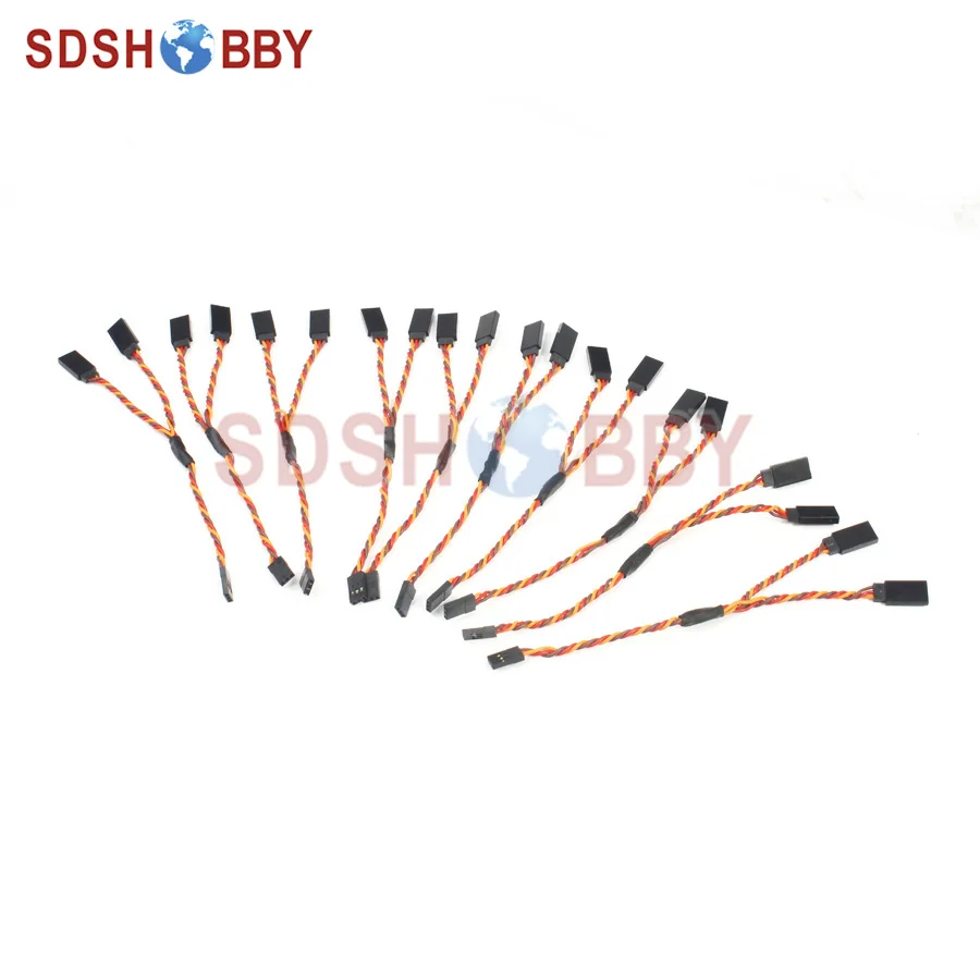 10 шт. * Сверхмощный 22 #/22AWG сервопривод витой провод Y кабель 150 мм|servo cable|servo wireservo y |
