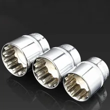 1/" Торцевая головка с квадратным приводом, Трещоточный ключ, торцевой ключ, электроинструмент, звездообразный бит, автоматический ремонт, ручные инструменты