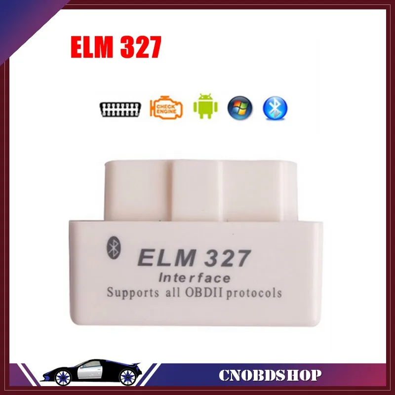 Белый Цвет Супер Мини ELM327 Bluetooth беспроводной V2.1 OBD2 Мини Elm 327 Автомобильный диагностический сканер инструмент для ODB2 OBDII протоколы