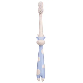 

Children Toothbrushes Wheat Fiber Material Toothbrush Soft Bristles Teeth Hair Small Head Toothbrush Cartoon Pattern Dental Care