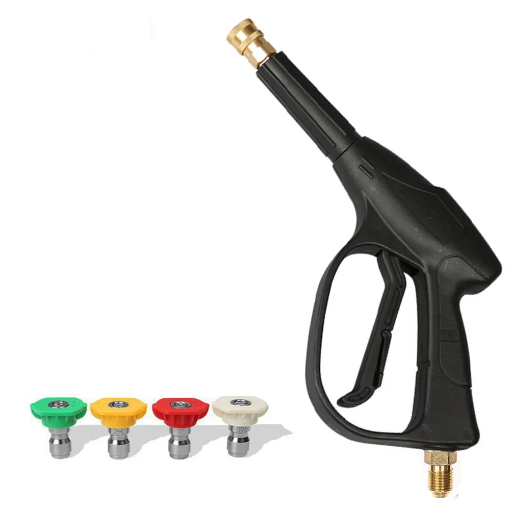 High Pressure M18x15mm Connector Car Washer Gun With 4 Nozzles for Car