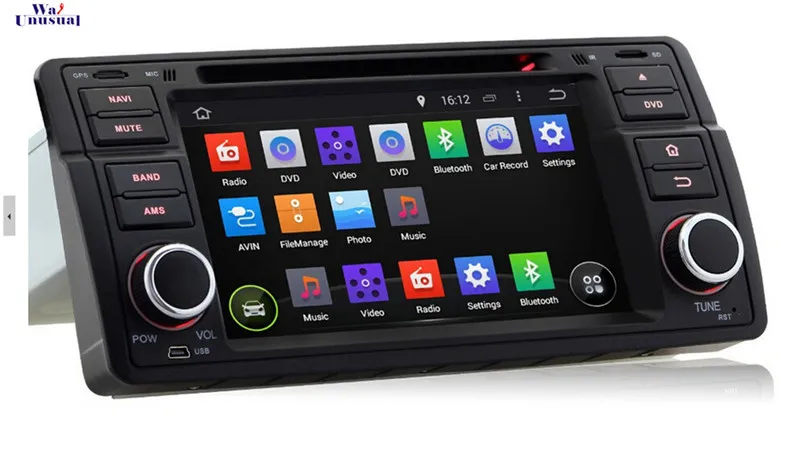 WANUSUAL 7 дюймов 4 ядра 16G 2G Оперативная память Android 1 Автомобильная dvd навигационная