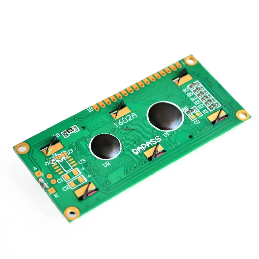 1602 без подсветки. Green module. Tx1602. символьный дисплей 1602. Green module.