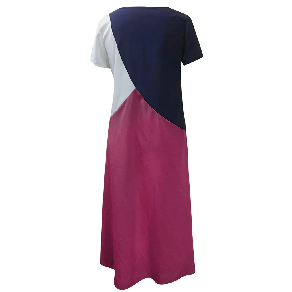 Женское платье макси, новинка, сарафан MAXIORILL lettnee Plate, обычное летнее богемное пляжное платье без рукавов, платье-футболка размера плюс#3