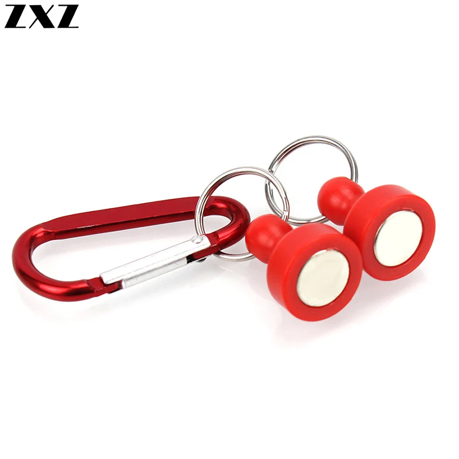 

2pcs Aluminum Fly Fishing Quick Strong Magnetic Net Gear Release Buckle Tool Landing Lanyard Tether Fishing Holder Accessories